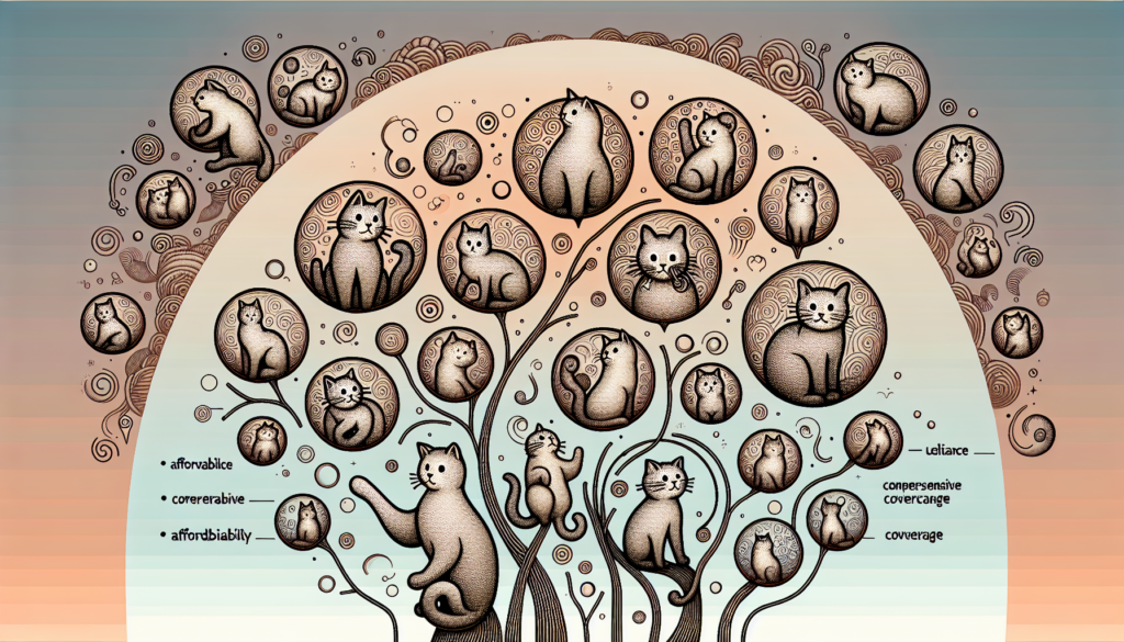 Katze Baum Illustration